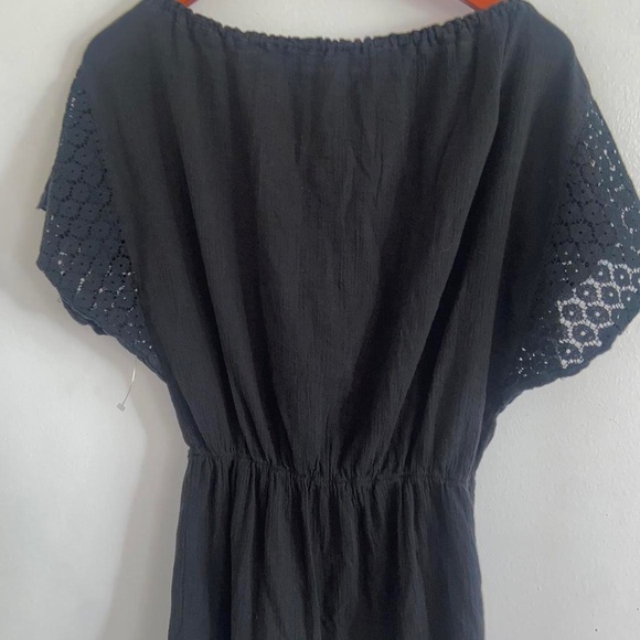 VSX black sun dress indie bikini beachy vibes super cute flowey summer bottoms - Picture 6 of 12